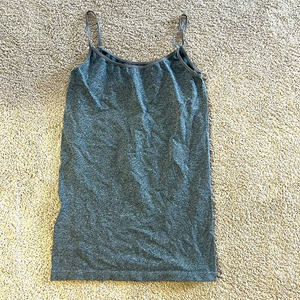 Be Maternity (by Ingrid and Isabel) gray tank top. Great condition!